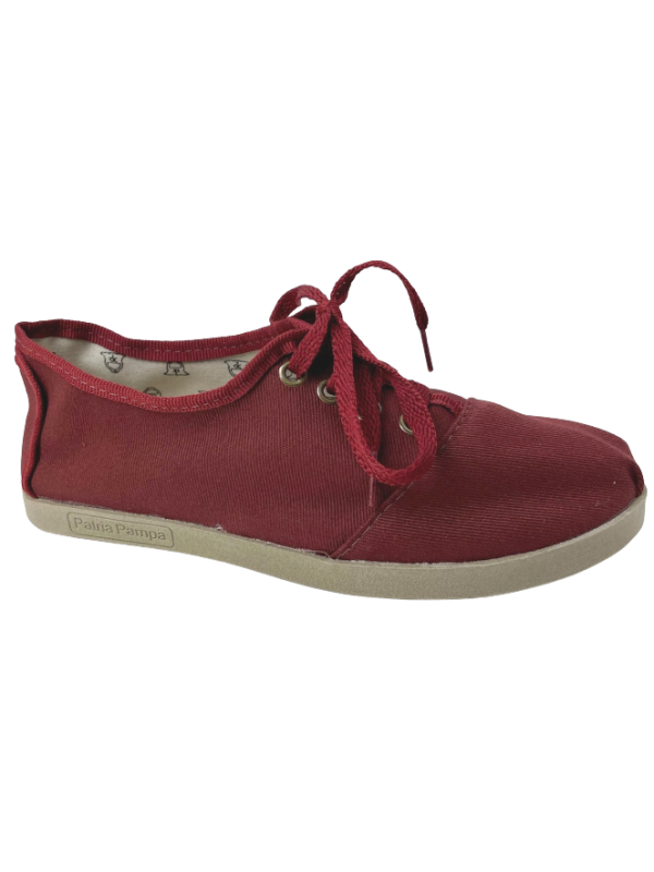 ALPARGATA PATRIA PAMPA 239 BORDO UNISEX TAM. 34 AO 44 