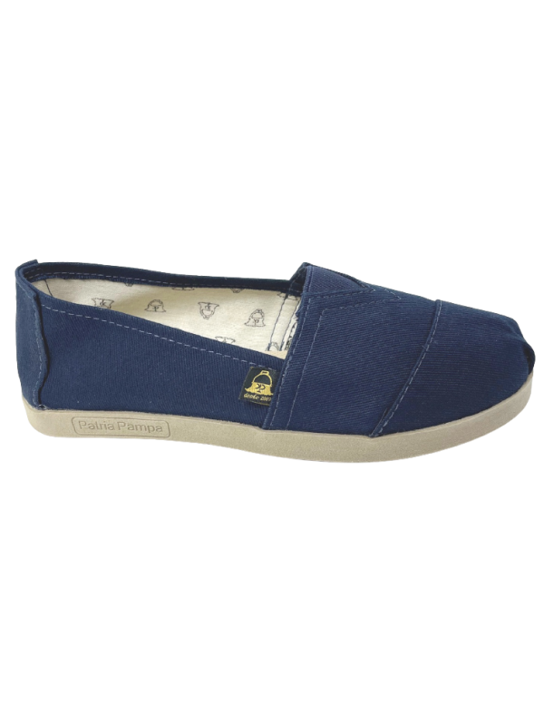 ALPARGATA PATRIA PAMPA 229 UNISEX AZUL MARINHO SOLADO BORRACHA TAM. 34 AO 44