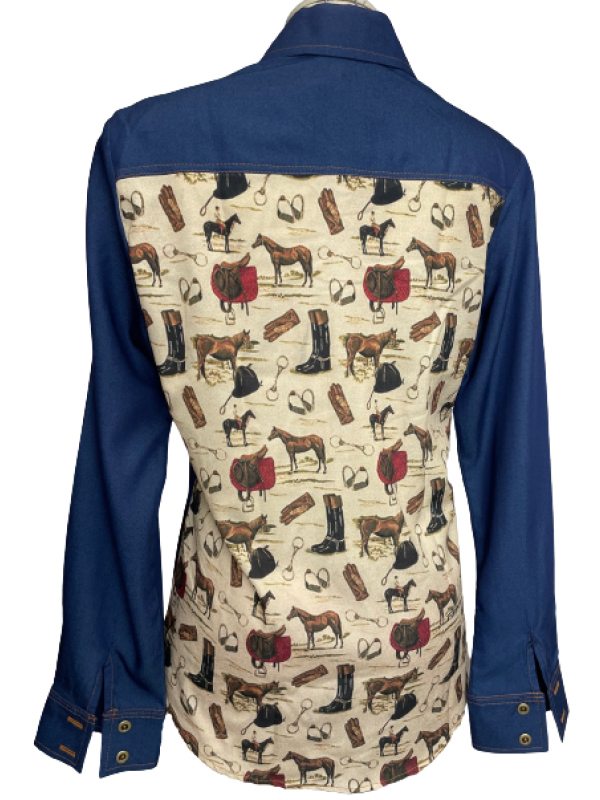 CAMISETE CUSCO JEANS SUBLIMADA TAM. P, M, G E GG