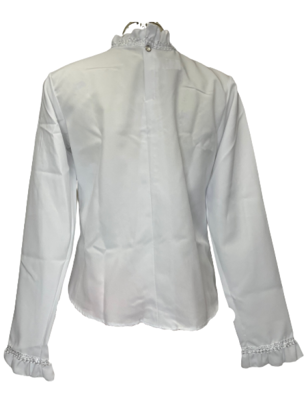 BLUSA ESTIRPE MENINA 2027 BRANCA TAM. 06 AO 16