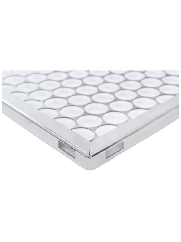 GRELHA NGD EM INOX MODELO MOEDA 60X30CM