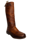 BOTA FEMININA DKV COURO NATURAL ESCOVADO