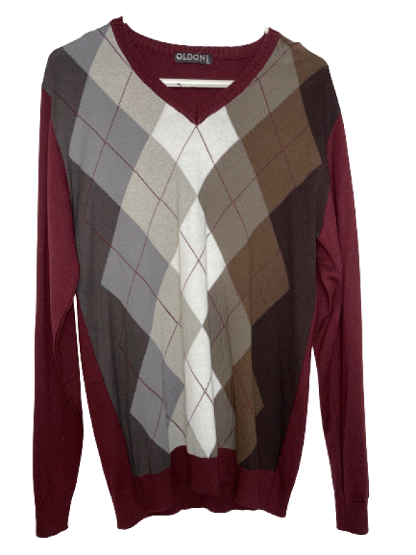 SUETER OLDONI RS60 BORDO LOSANGOS TAM GG