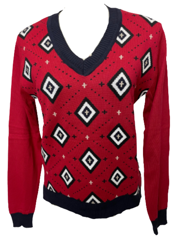 SUÉTER OLDONI RS127 VERMELHO TAM. P M