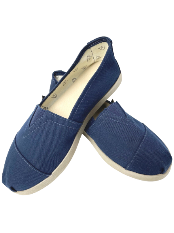 ALPARGATA PATRIA PAMPA 229 UNISEX AZUL MARINHO SOLADO BORRACHA TAM. 34 AO 44