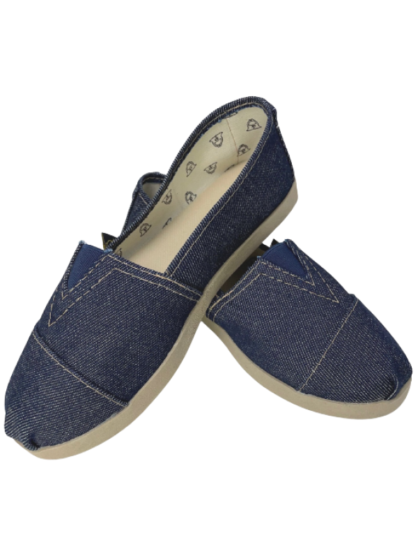 ALPARGATA PATRIA PAMPA 229 UNISEX JEANS SOLADO BORRACHA TAM. 35 AO 44