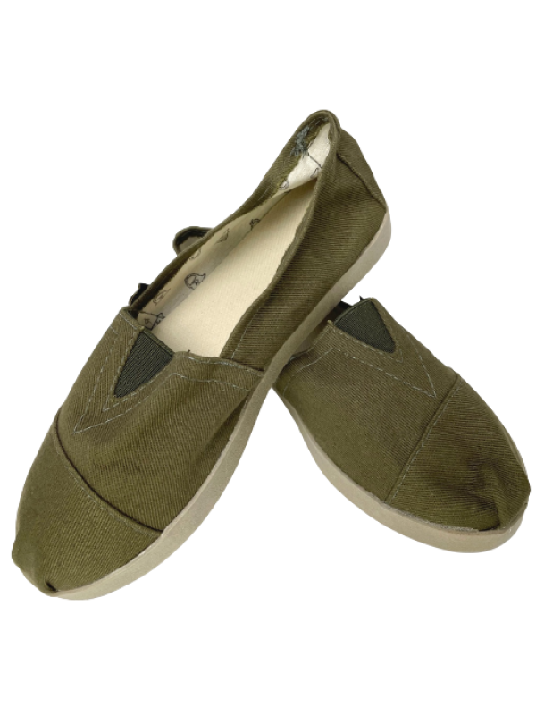 ALPARGATA PATRIA PAMPA 229 UNISEX TECIDO VERDE SOLADO BORRACHA TAM. 35 AO 44