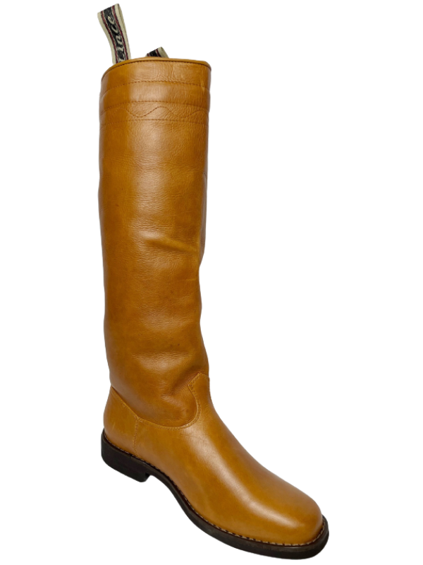 BOTA LINCE MASCULINA REF. 89 COURO CROMO GRAXO CONHAQUE TAM. 39 AO 43