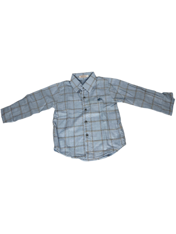 CAMISA SANTACRIA BEBÊ MENINO TAM. 00 AO 06