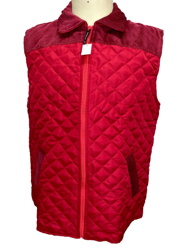 COLETE LA FRONTERA MASCULINO MATELASSE VERMELHO