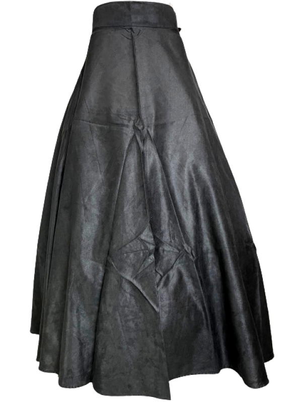 SAIA EM TECIDO CAMURÇA ULTRASUEDE CHAMOIS PRETA TAM. 36 AO 50