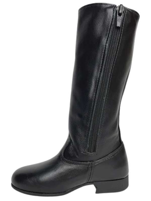 BOTA SIMAR 707 INFANTIL COURO PRETO TAM. 24 AO 30