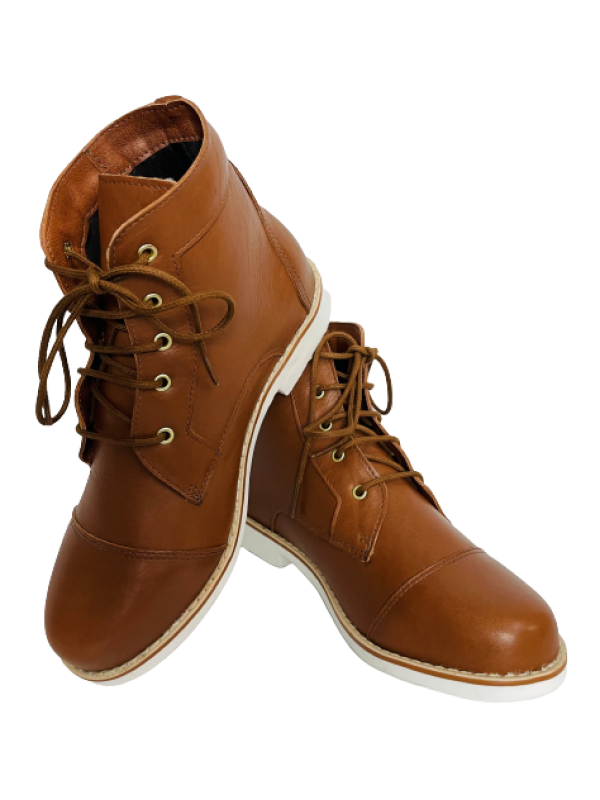 BOTINA FEMININA LINCE 976 CROMO LATEGO CEDRO TAM. 34 AO 39