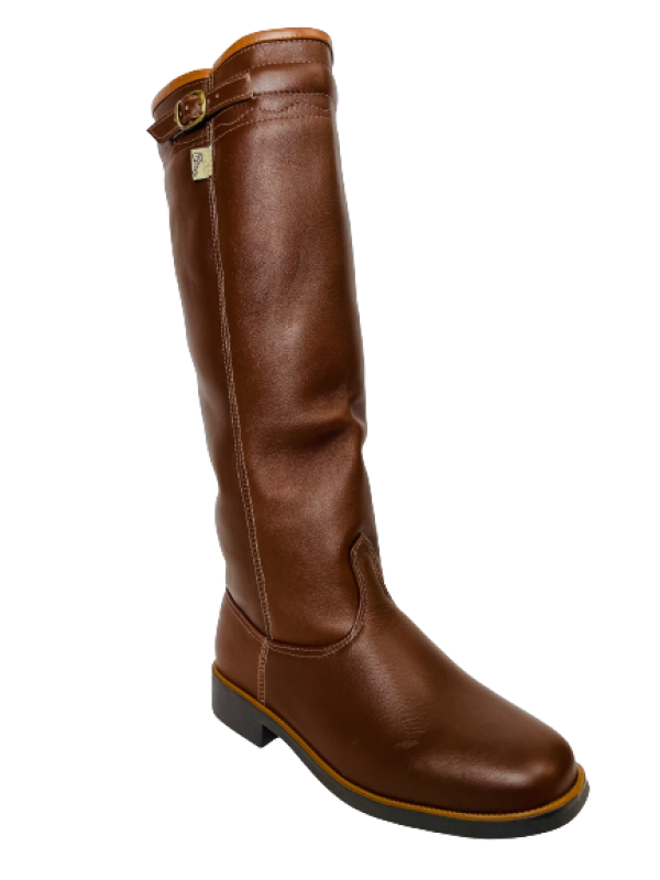 BOTA CRIOULA MASCULINA COURO MARROM TAM. 35 AO 45
