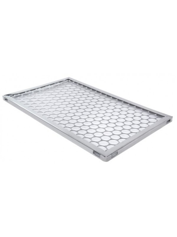 GRELHA NGD EM INOX MODELO MOEDA 60X30CM