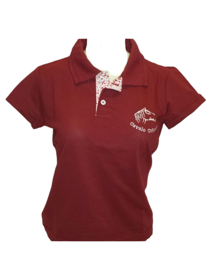 POLO LA FRONTERA FEMININA CAVALO CRIOULO BORDO