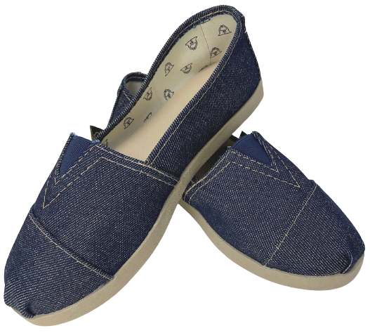 ALPARGATA PATRIA PAMPA 229 UNISEX JEANS SOLADO BORRACHA TAM. 35 AO 44