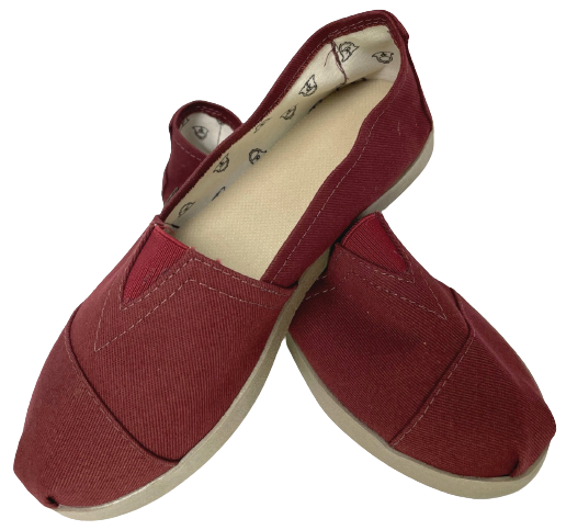 ALPARGATA PATRIA PAMPA 229 UNISEX BORDO SOLADO BORRACHA TAM. 35 AO 44