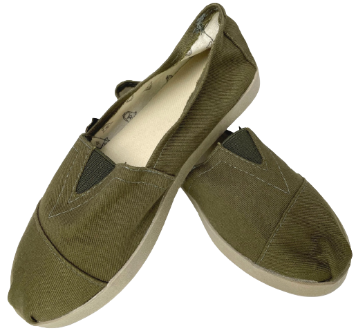 ALPARGATA PATRIA PAMPA 229 UNISEX TECIDO VERDE SOLADO BORRACHA TAM. 35 AO 44