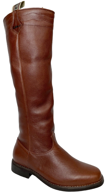 BOTA LINCE MASCULINA REF. 56 COURO CROMO GRAXO PINHÃO (GINETE COM CARIMBO) TAM. 39 AO 43