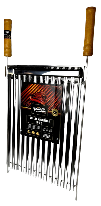 GRELHA GRILAZER ARGENTINA STANDART 40X50 EM INOX