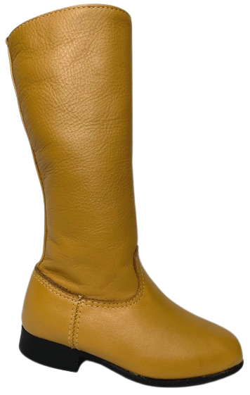 BOTA SIMAR 707 INFANTIL COURO AMARELO SOLADO BORRACHA TAM. 24 AO 30