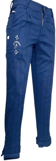 BOMBACHA ESTIRPE MENINA CASTELHANA AZUL MARINHO COM BORDADO TAM. 04 AO 16