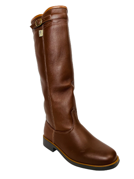 BOTA CRIOULA MASCULINA COURO MARROM TAM. 35 AO 45